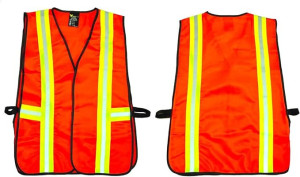 G & F 41113 Industrial Safety Vest with Reflective Stripes